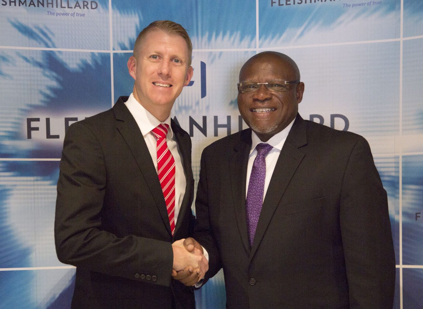 Kevin Welman, Managing Director of FleishmanHillard (left) John Ehiguese, CEO of Mediacraft (Right)